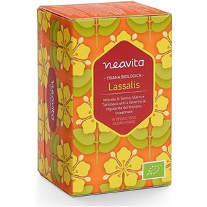 Neavita Tisana Lassalis Biologica - 15 Filtri per la Regolarità Intestinale con Senna, Malva e Tarassaco