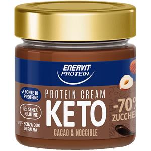 ENERVIT SpA Enervit Protein Cream Keto Cacao e Nocciole | Crema Proteica Keto | 180 g