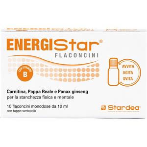 STARDEA Srl Energistar | Integratore con Ginseng e Pappa Reale | 10 Flaconcini