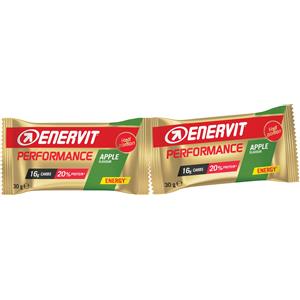 Enervit SpA Enervit Performance Double Mela | Barretta Energetica Proteica | 2x30 g