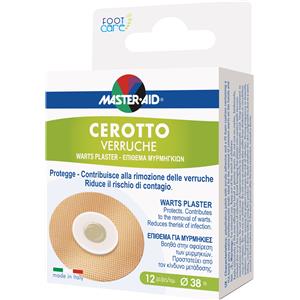 PIETRASANTA PHARMA SpA Master Aid Foot Care Cerotto Rimozione Verruche 12 Pezzi
