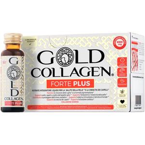 VIATRIS GC PRO Gold Collagen Forte Plus | Integratore Collagene Marino Pelle Capelli | 10 Flaconi