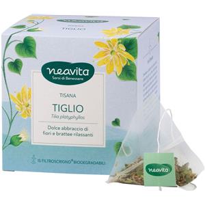 Neavita Tisana Tiglio Bio - Infuso Rilassante con Fiori e Brattee, 15 Filtri da 1,8g