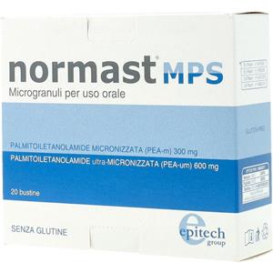 Normast MPS - Integratore Alimentare Sublinguale con Palmitoiletanolamide - 20 Bustine Senza Glutine