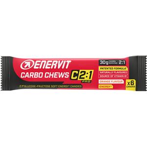 Enervit SpA Enervit C2:1PRO Carbo Chews Arancia | Caramelle Energetiche Endurance | 30 g