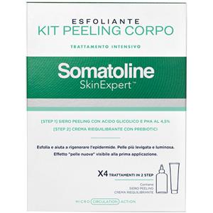 Somatoline Kit Peeling Corpo - Siero Peeling 200ml e Crema Riequilibrante 100ml per un'esfoliazione profonda