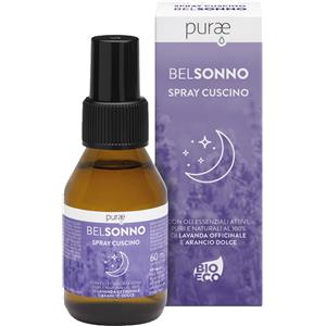 Purae Belsonno Spray Cuscino 60ml - Oli Essenziali di Lavanda e Arancio per un Sonno Rilassante