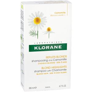 Klorane Shampoo alla Camomilla 200 ml - Deterge e Illumina i Capelli Biondi e Castano Chiaro