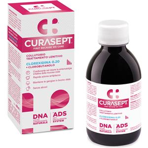 CURASEPT SpA Curasept ADS|DNA | Collutorio Trattamento Lenitivo Clorexidina 0,20% e Clorobutanolo | 200 ml