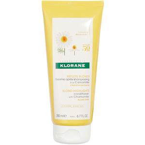 Klorane Balsamo Dopo Shampoo alla Camomilla 200ml - Districante, Ristrutturante e Illuminante per Capelli Biondi e Castano Chiaro