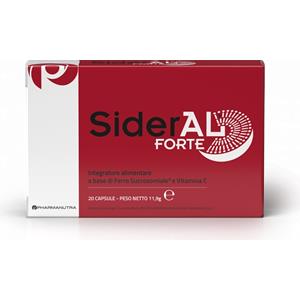 PHARMANUTRA SpA Sideral Forte | Integratore Ferro Sucrosomiale 30mg | 20 Capsule