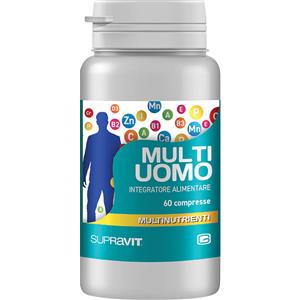 GIURIATI GROUP Srl Supravit Multi Uomo | Multivitaminico Uomo Energia Benessere | 60 Compresse