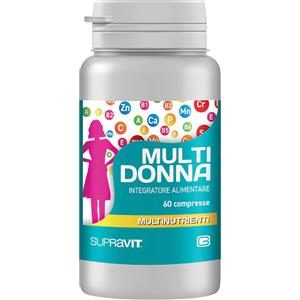 GIURIATI GROUP Srl Supravit Multi Donna | Multivitaminico Donna Energia Benessere | 60 Compresse