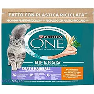 Purina One Bifensis Crocchette Gatti Speciale Pelle e Pelo Pollo e Cereali 800g