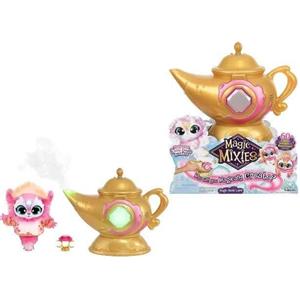 Giochi Preziosi Magic Mixies Lampada Magica Rosa con Peluche Interattivo, Anello Magico e Effetti di Luce