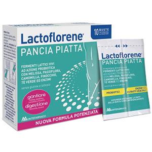 Lactoflorene Pancia Piatta - Integratore con Fermenti Lattici, Enzimi e Estratti Vegetali per una Digestione Ottimale e Pancia Sgonfia