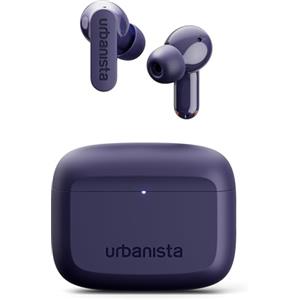 Urbanista Palo Alto Cuffie Bluetooth, Auricolari Bluetooth 5.3 Wireless, Cuffie Antirumore con 6 HD Mics, Audio adattivo, Trasparenza, 45 Ore di Riproduzione, Bassi Potenti, USB-C, IP54, Viola