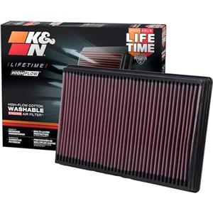 K&N 33-2247 Filtri Aria Sostitutivi Auto, Lavabile e Riutilizzabile