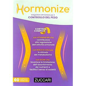 ZUCCARI HORMONIZE - Integratore con Noce di Cola, Vitamina B6 e Cortisolcomplex per Metabolismo e Equilibrio Ormonale - 60 Capsule