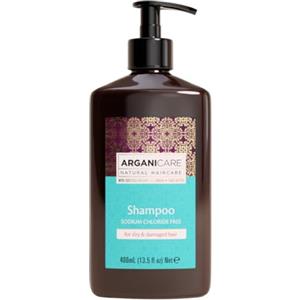 Arganicare | Gamma Argan | Shampoo nutriente e idratante | Rivitalizza e rafforza | Con olio di Argan biologico | Cura dei capelli | Capelli secchi e danneggiati | Alta idratazione | 400 ml