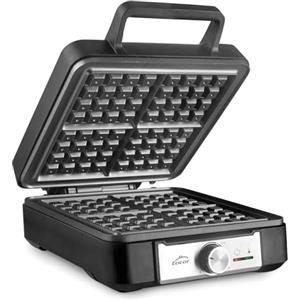 Lacor 69434 - Macchina per waffle elettrica per 4 waffle a Gand | Utensile professionale duraturo; progettato per prestazioni ottimali e una pulizia rapida in lavastoviglie