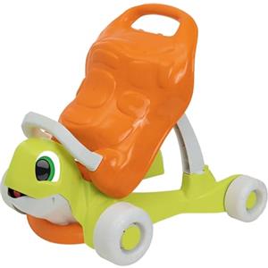 Chicco Walk & Ride Turtle Eco+, Girello e Cavalcabile 2-in-1, Assemblaggio Semplice e Sicuro, 80% Plastica Riciclata, Confezione in Plastica Riciclata, Girelli e Cavalcabili per Bambini 9-36 Mesi