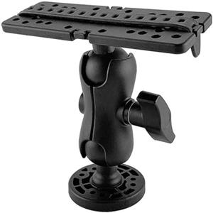 Generico Supporto Per Ecoscandaglio - Supporto Per Zattera Impermeabile, Piastra Elettronica Universale | Materiale Durevole E Resistente Alla Corrosione, Design Girevole Regolabile Per Ecoscandagli Marini, Pr