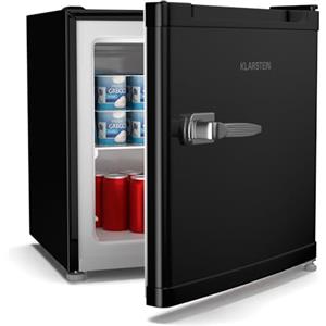 KLARSTEIN Irene Retro - Congelatore Piccolo da 31L, Frigo/Freezer Compatto, da -24 a 10 °C, Classe C, Silenzioso: 38 dB, Design Rétro, Mini Freezer per Ambienti Piccoli