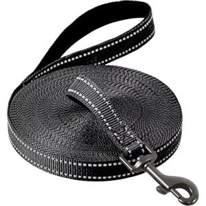 COMSLE Guinzaglio Addestramento per Cani, Lunghina per Cane Cani 3 metri / 5 metri / 10 metri / 15metri / 20metri con Gancio Robusto e Manico Imbotita, Guinzaglio per Cani Piccola e Taglia Grande