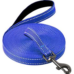 COMSLE Guinzaglio Addestramento per Cani, Lunghina per Cane Cani 3 metri / 5 metri / 10 metri / 15metri / 20metri con Gancio Robusto e Manico Imbotita, Guinzaglio per Cani Piccola e Taglia Grande