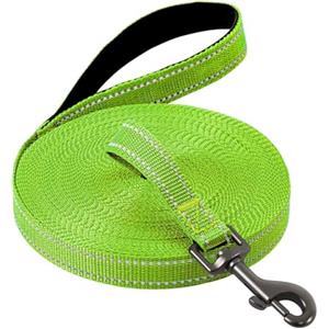 COMSLE Guinzaglio Addestramento per Cani, Lunghina per Cane Cani 3 metri / 5 metri / 10 metri / 15metri / 20metri con Gancio Robusto e Manico Imbotita, Guinzaglio per Cani Piccola e Taglia Grande