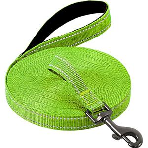 COMSLE Guinzaglio Addestramento per Cani, Lunghina per Cane Cani 3 metri / 5 metri / 10 metri / 15metri / 20metri con Gancio Robusto e Manico Imbotita, Guinzaglio per Cani Piccola e Taglia Grande