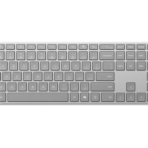 Microsoft Surface Keyboard - Tastiera Esterna Bluetooth Grigia con Tasto Copilot - Italiana