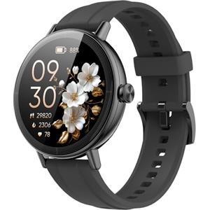 Cillso Smartwatch Donna, 1.27"HD Orologio Smartwatch con Chiamata Bluetooth, 2026 Orologio Contapassi con Sonno/Cardiofrequenzimetro, 100+ Sportive Fitness Watch, IP68 Smart Watch per Android iOS, Nero