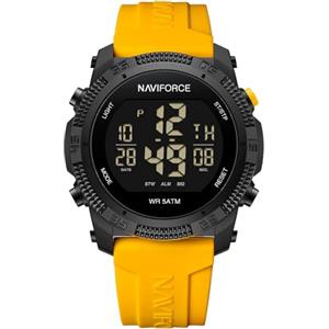 Naviforce Orologio digitale sportivo impermeabile da uomo con cronometro, allarme, cinturino in gomma, orologio da polso per donna