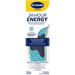 Scholl 24-Hour Energy - Solette Multifunzionali Taglia S con Tecnologia Boosting Beads
