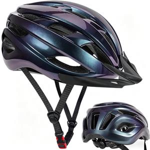BUOAZR Casco da Bicicletta - Certificato CE per Corsa MTB Ciclismo Leggero - Protezione di Sicurezza per Uomo Donne Adulti - Taglia Regolabile - Regolabile da 58 a 62 cm