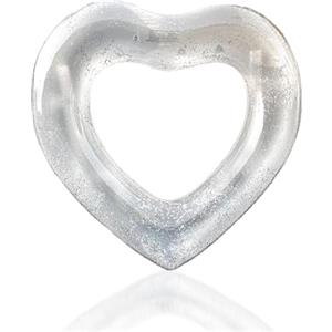 COSORO Salvagente gonfiabile a forma di cuore per bambini, adulti, Anello di Nuoto Galleggiante e Gonfiabile Anello da Nuoto a Forma di Cuore in PVC, per Vacanza Estate Spiaggia Piscina