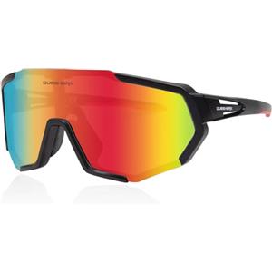 Queshark Occhiali Veloci, 32g Ultraleggero | Anti-UV400 | TR90 Telaio | Antiscivolo, Occhiali Sportivi Uomo per Ciclismo Corsa Guida Pesca Golf Sport All'aperto