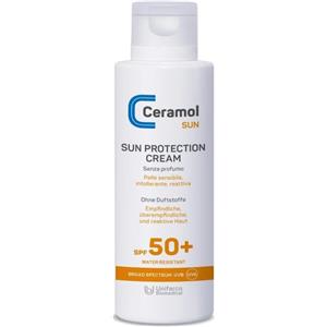 Unifarco Ceramol Sun Protection Cream SPF 50 200 ml - Crema Solare Alta Protezione per Pelli Sensibili