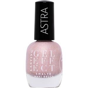 Astra Make-Up Smalto Lasting Gel Effect 12ml - Pearl Plankton con Maxi Brush, Durata Fino a 10 Giorni