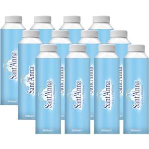 Sant'Anna Source de Pédourès Tetra Pak® Naturale 0,5L | Source de Pédourès, acqua minerale naturale di montagna, a bassa mineralizzazione | Confezione da 12 cartoni