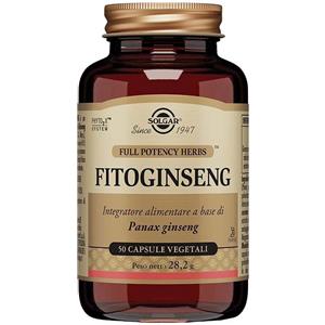 Solgar Fitoginseng - Integratore Tonico-Adattogeno con Ginseng Coreano, 50 Capsule Vegetali