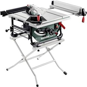 Metabo TS 254 M - Set sega circolare da banco, con supporto di base, 1500 W, lama per sega 254 x 30 mm, sega pieghevole, tavolo estensibile, 691154000