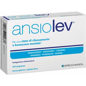 Specchiasol Ansiolev - Integratore per Benessere Mentale con Magnesio e Vitamina B6, 45 Compresse