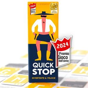 ATM Gaming QUICKSTOP - Gioco di Carte Dinamico per Famiglia e Amici, da 2 a 7 Giocatori, Età 10