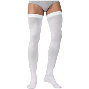 Cizeta Medicali Varisan® ATE18 Calza Autoreggente 18mmHg Punta Ispezionabile Cotone Bianco M