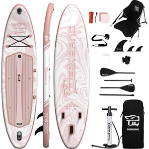 TIGERXBANG SUP Gonfiabile Con Accessori Premium, 353x89x15cm Paddle Board Stand-up Carico fino a 220kg