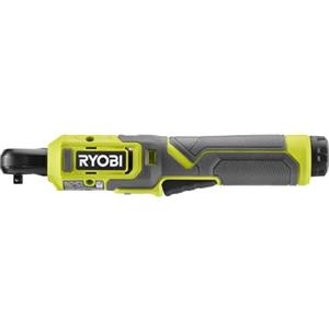 RYOBI RR14W4-120G, Avvitatore a Cricchetto con Batteria 4V USB al Litio 2.0Ah, Ideale per Avvitare e Svitare Piccoli Bulloni e Dadi, Velocità 210 giri/min, Velocità Regolabile, Cavo USB Incluso