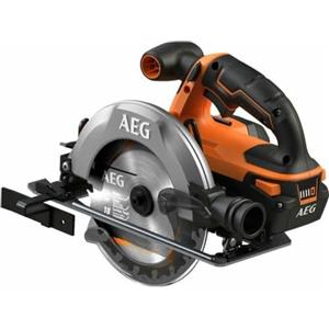 AEG BKS18C2-0 Sega Circolare a Batteria 18V, Batteria Non Inclusa, Ergonomica, con Interruttore di Sicurezza, Taglio Fino a 3700 giri/min, Diametro Lama 165 mm